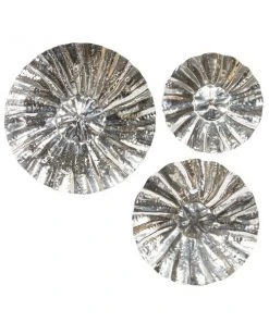 Grayson Lane 17-in H x 17-in W Ornamental Metal Wall Accent - Set of 3