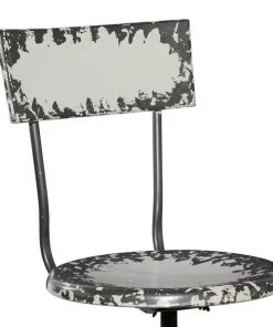 Grayson Lane Grey and Beige Adjustable Height Swivel Bar Stool -GRAYSON LANE shop 330945305 AlternateImage3 l