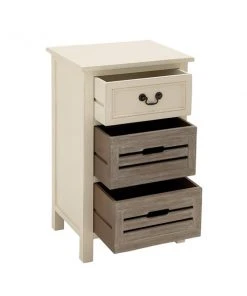 Grayson Lane 28-in x 17-in White Wood Coastal End Table with Wooden Crates -GRAYSON LANE shop 330945306 AlternateImage5 l