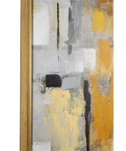 Grayson Lane Gold Wood Framed 40-in H x 40-in W Abstract Resin Painting -GRAYSON LANE shop 330945309 AlternateImage4 l