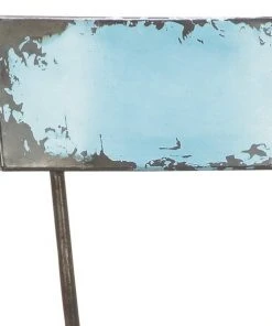 Grayson Lane Grey and Blue Adjustable Height Swivel Bar Stool -GRAYSON LANE shop 330945312 AlternateImage3 l