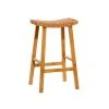 Grayson Lane Brown Bar Height (27-in to 35-in) Bar Stool