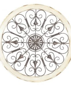 Grayson Lane 36-in H x 36-in W Ornamental Round Metal Wall Accent