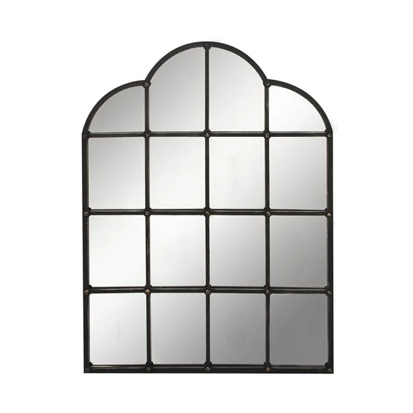Grayson Lane 48-in x 35.88-in Irregular Black Wall Mirror 1 Grayson Lane 48-in x 35.88-in Irregular Black Wall Mirror