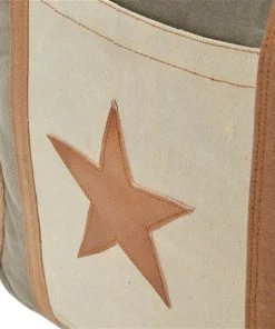 Grayson Lane Farmhouse Grey Canvas Square Ottoman with Handles 8 Grayson Lane Farmhouse Grey Canvas Square Ottoman with Handles -GRAYSON LANE shop 330945335 AlternateImage3 l