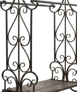 Grayson Lane 41-in x 28-in Black Metal and Light Brown Vintage Quilt Rack -GRAYSON LANE shop 330945336 AlternateImage3 l
