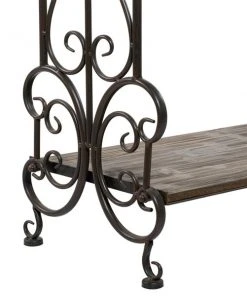 Grayson Lane 41-in x 28-in Black Metal and Light Brown Vintage Quilt Rack -GRAYSON LANE shop 330945336 AlternateImage4 l