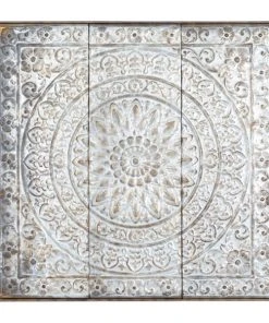 Grayson Lane 36-in H x 36-in W Rustic Floral Metal Wall Accent