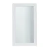Grayson Lane 42-in x 24-in Rectangle White Wall Mirror