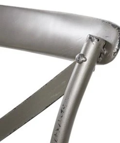 Grayson Lane Farmhouse 18-in W Silver Iron and Wood Dining Chair -GRAYSON LANE shop 330945353 AlternateImage4 l