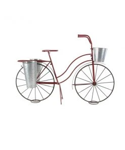 Grayson Lane 38-in x 56-in Red Tin Vintage Plant Stand