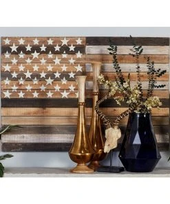 Grayson Lane 30-in H x 44-in W Flag Wood Wall Accent -GRAYSON LANE shop 330945381 AlternateImage3 l