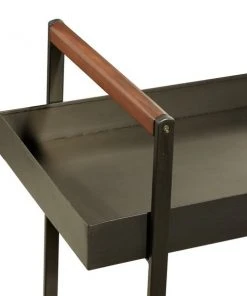 Grayson Lane Black Metal Base with Iron Top Kitchen Cart (34-in x 26-in x 24-in) -GRAYSON LANE shop 330945382 AlternateImage3 l