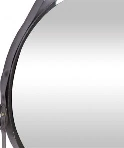 Grayson Lane 30.55-in x 24.70-in Round Black Wall Mirror -GRAYSON LANE shop 330945387 AlternateImage3 l