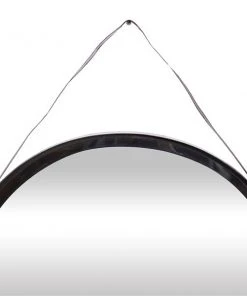 Grayson Lane 30.55-in x 24.70-in Round Black Wall Mirror -GRAYSON LANE shop 330945387 AlternateImage4 l