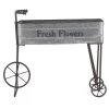Grayson Lane 42-in x 34-in Grey Aluminum Farmhouse Plant Stand