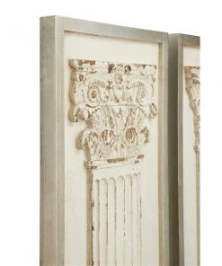 Grayson Lane 43-in H x 16-in W Architecture Wood Wall Accent - Set of 2 -GRAYSON LANE shop 330945406 AlternateImage5 l