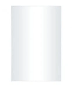 Grayson Lane 36-in x 24-in Rectangle White Wall Mirror