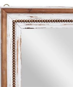 Grayson Lane 44-in x 31.5-in Rectangle Brown Wall Mirror -GRAYSON LANE shop 330945438 AlternateImage3 l