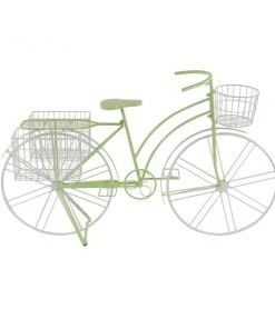 Grayson Lane 35-in x 63-in Green Tin Vintage Plant Stand