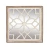 Grayson Lane 30-in x 30.13-in Square White Wall Mirror