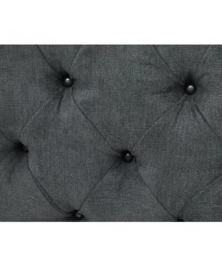 Grayson Lane Vintage Black Tufted Cushioned Rectangle Ottoman -GRAYSON LANE shop 330945453 AlternateImage3 l