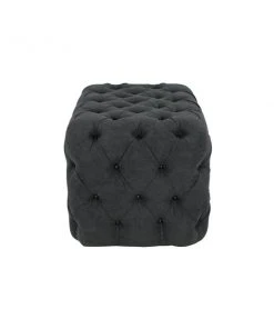 Grayson Lane Vintage Black Tufted Cushioned Rectangle Ottoman -GRAYSON LANE shop 330945453 AlternateImage6 l