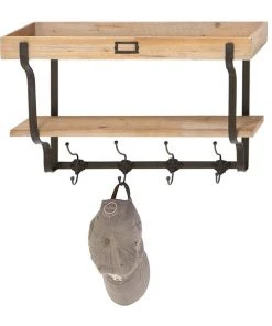 Grayson Lane 8-Hook Decorative Light Brown Wood Wall Hook -GRAYSON LANE shop 330945454 AlternateImage5 l