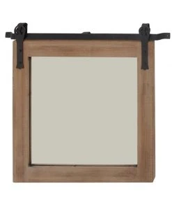Grayson Lane 31.40-in x 31-in Square Brown Wall Mirror -GRAYSON LANE shop 330945463 AlternateImage5 l