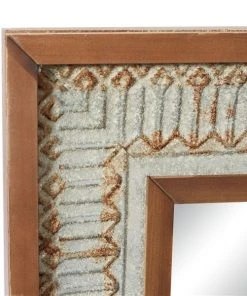 Grayson Lane 40-in x 29.5-in Rectangle Grey Wall Mirror 7 Grayson Lane 40-in x 29.5-in Rectangle Grey Wall Mirror -GRAYSON LANE shop 330945464 AlternateImage3 l