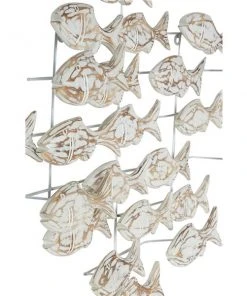 Grayson Lane 26-in H x 37-in W Fishes Wood Wall Accent -GRAYSON LANE shop 330945471 AlternateImage6 l