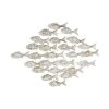 Grayson Lane 26-in H x 37-in W Fishes Wood Wall Accent