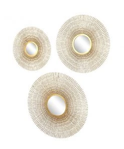 Grayson Lane 27-in H x 27-in W Ornamental Round Metal Wall Accent - Set of 3 -GRAYSON LANE shop 330945474 AlternateImage7 l