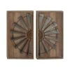 Grayson Lane 31-in H x 17-in W Farmhouse Metal Wall Accent - Set of 2