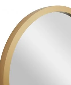Grayson Lane 30-in x 30-in Round Gold Wall Mirror -GRAYSON LANE shop 330945478 AlternateImage3 l
