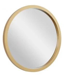Grayson Lane 30-in x 30-in Round Gold Wall Mirror -GRAYSON LANE shop 330945478 AlternateImage5 l
