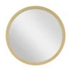 Grayson Lane 30-in x 30-in Round Gold Wall Mirror