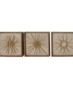 Grayson Lane 35.5-in H x 27.5-in W Abstract Wood Wall Accent - Set of 3 -GRAYSON LANE shop 330945489 AlternateImage7 l