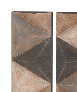 Grayson Lane 36-in H x 11-in W Abstract Metal Wall Accent - Set of 3 -GRAYSON LANE shop 330945498 AlternateImage5 l