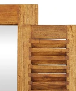 Grayson Lane 35.38-in x 31.13-in Rectangle Brown Wall Mirror -GRAYSON LANE shop 330945500 AlternateImage3 l